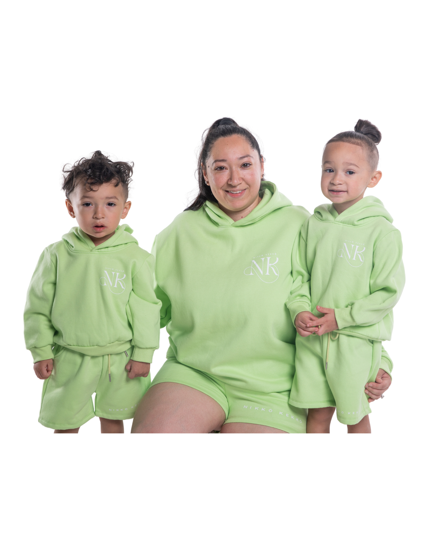 Green Mommy and Me Matching Sweatshirt Womens
