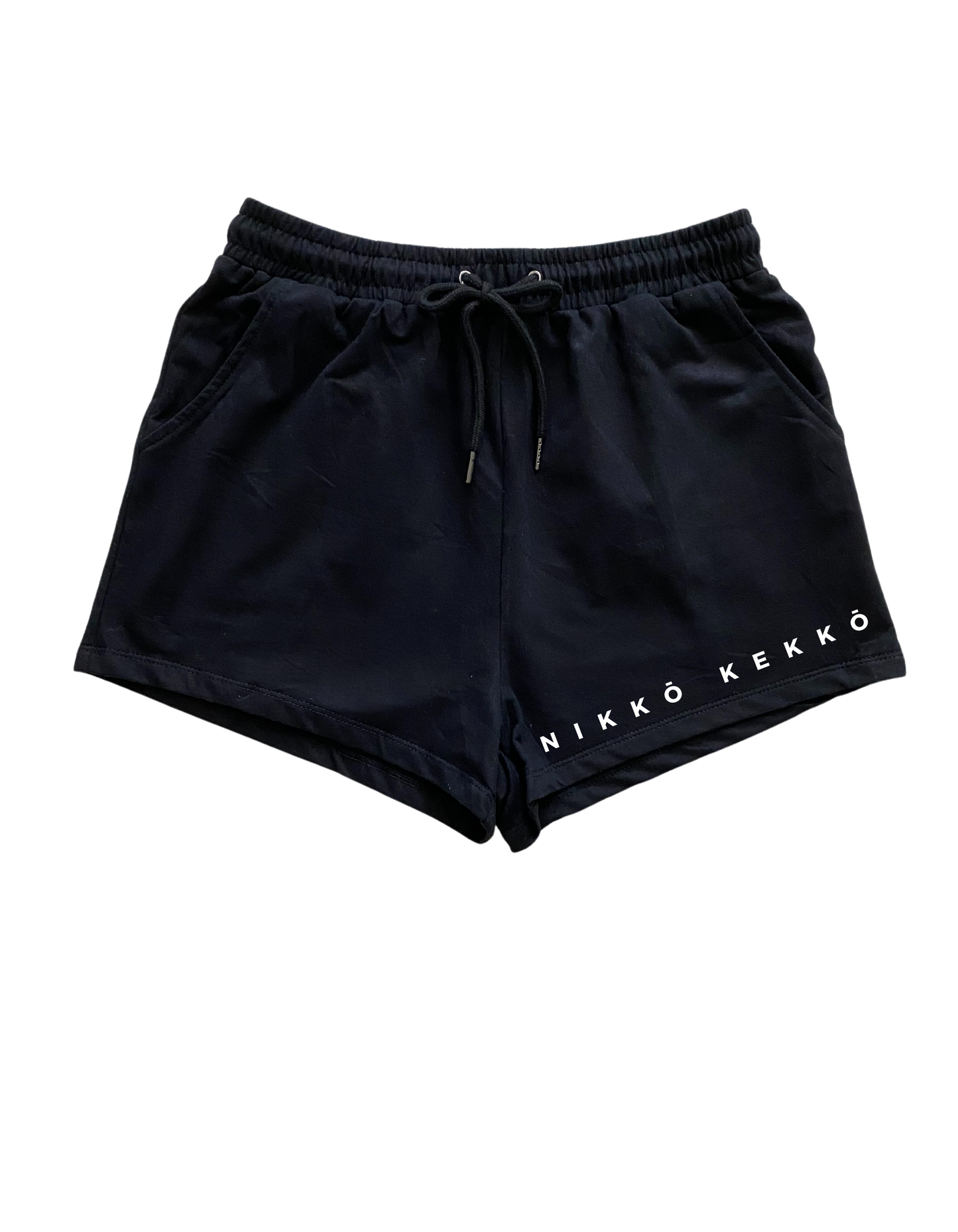 U-Comfort Cotton Black Shorts Womens