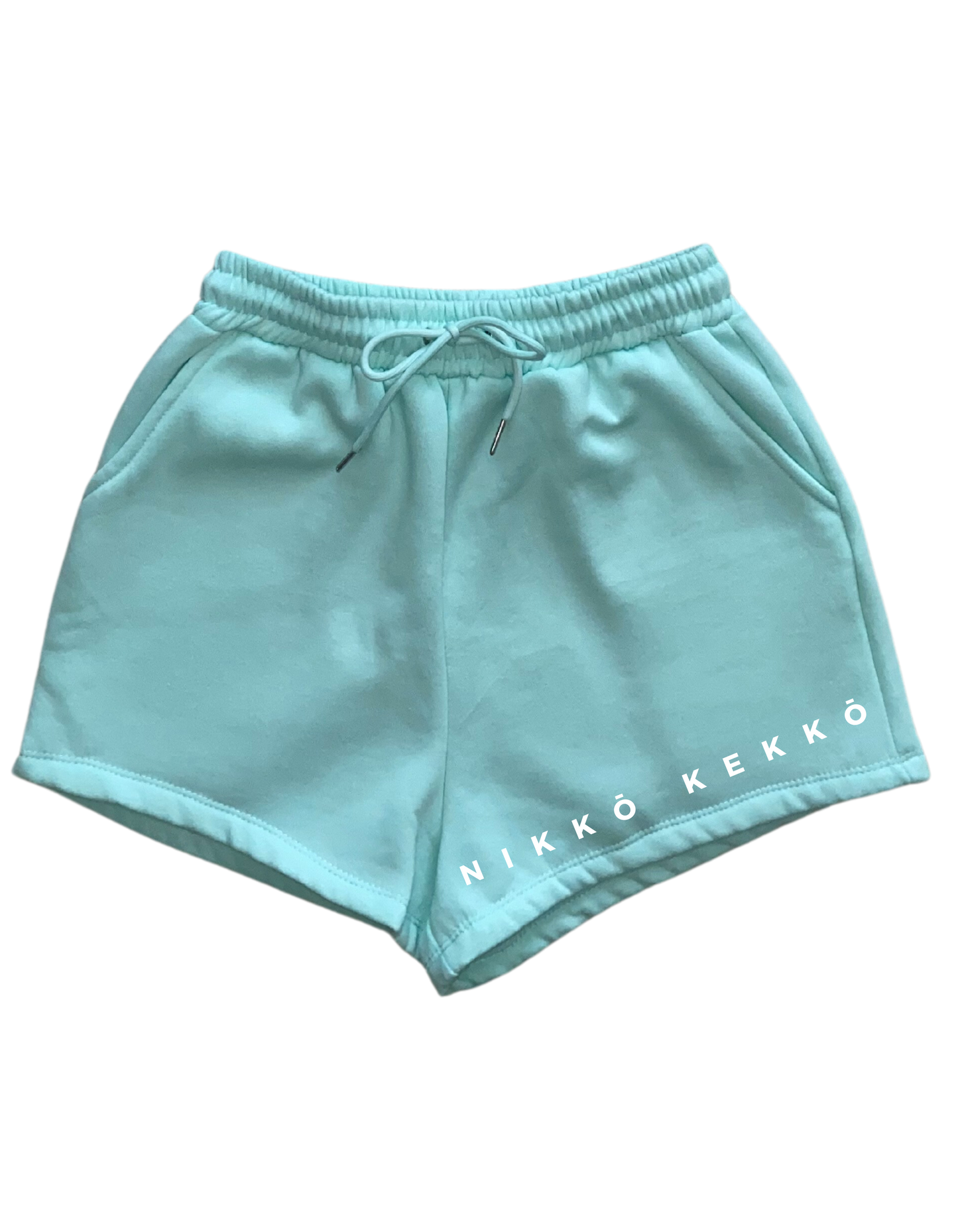 Teal Mommy and Me Matching Shorts Womens