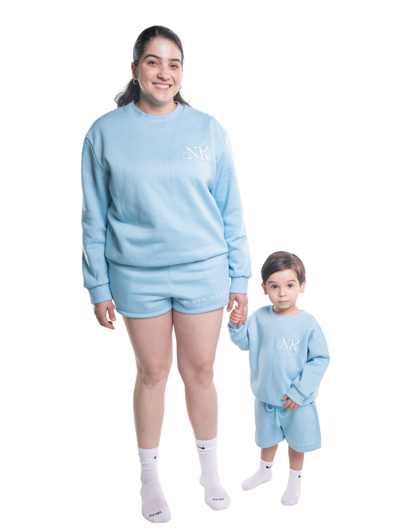 Blue Matching Mommy and Me Sweatshirt Womens